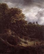 Jacob van Ruisdael Bentheim Castle Germany oil painting artist